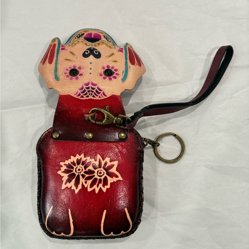 Colorful Dog Keychain Wallet - Picture 6 of 8